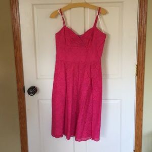 Lilly Pulitzer Pink Eyelet Dress